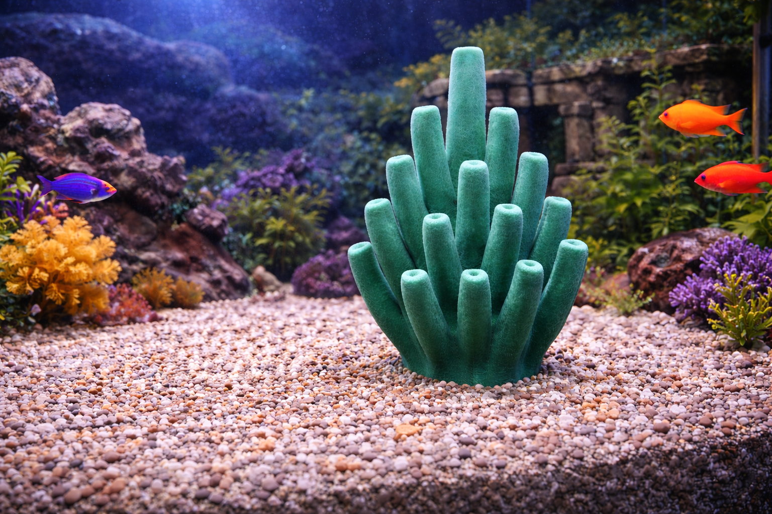 Aquarium Decoration - Custom underwater themed piece